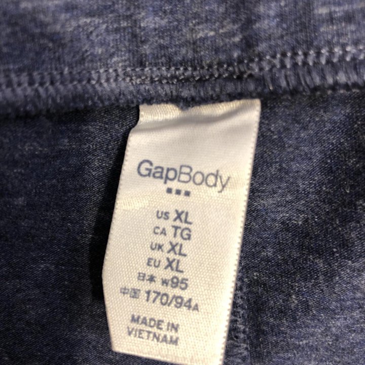 Спортивные брюки женские новые синие р. XL GAP