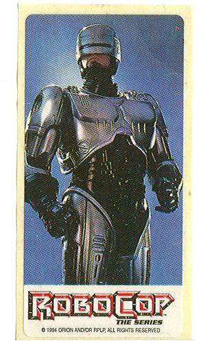 Вкладыш наклейка Робокоп (RoboCop) 1994 г.