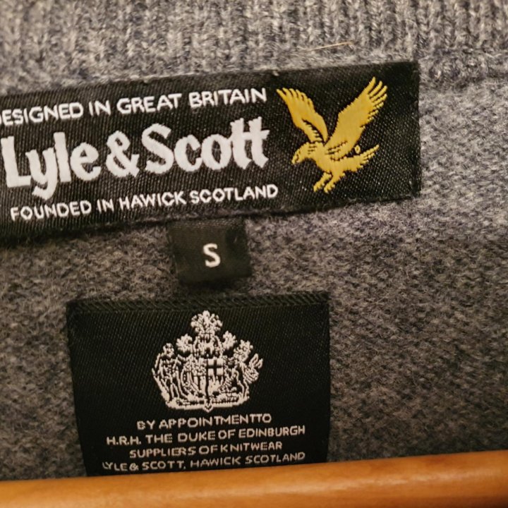 Шерстяной свитер Lyle & Scott (made in Italy)