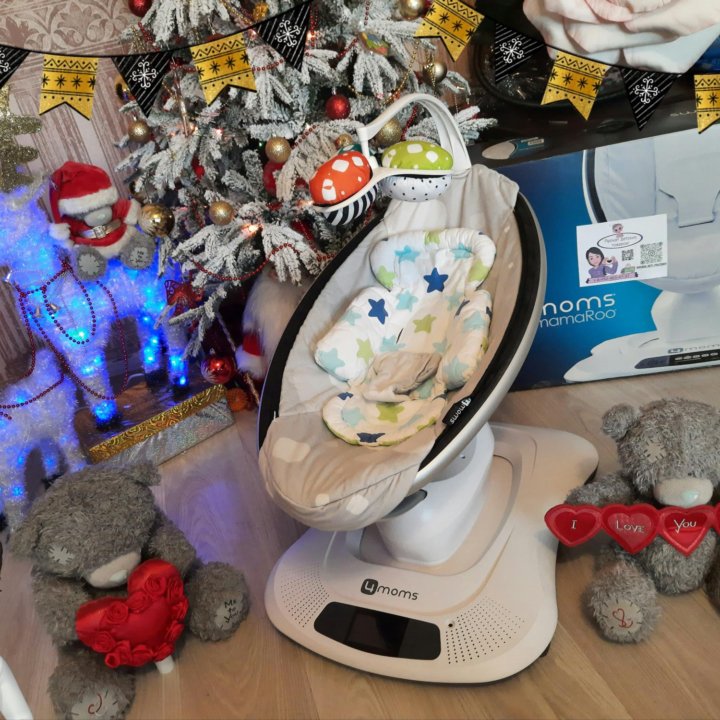 Mamaroo, 4moms. Электрокачеля.