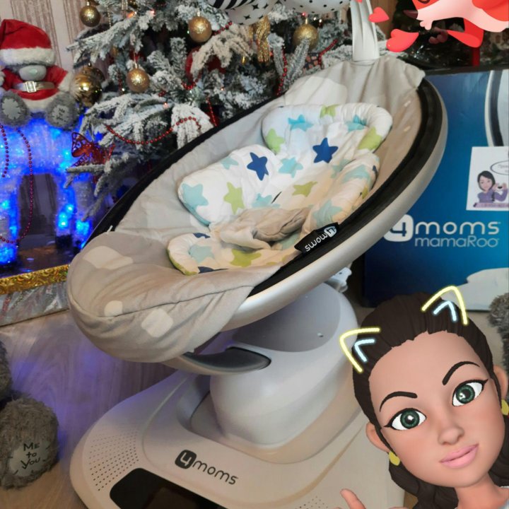 Mamaroo, 4moms. Электрокачеля.