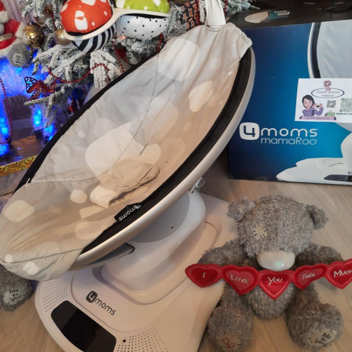 Mamaroo, 4moms. Электрокачеля.