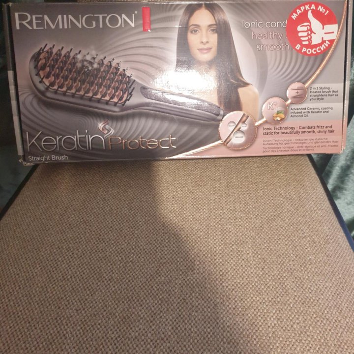 Расческа-выпрямитель Remington Keratin Protect Sta