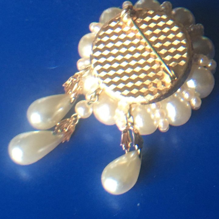 Брошь жемчуг СССР