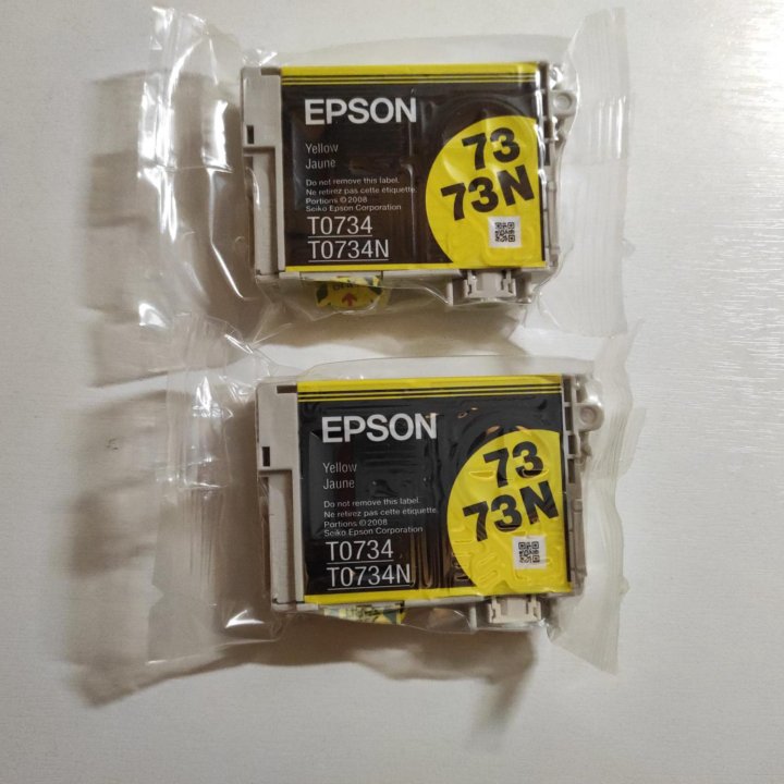 Картридж EPSON T 0734 жёлтый