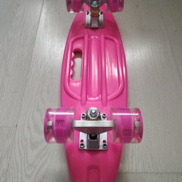 Скейт Penny board Fish 60см пенни борд с ручкой но