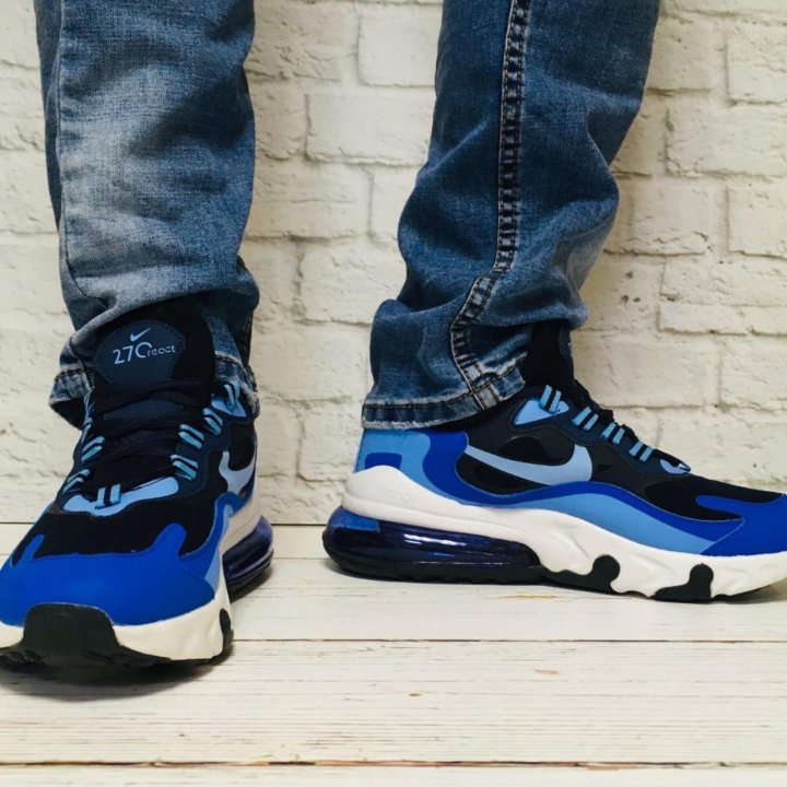 Кроссовки Nike Air Max 270 React Art Blue Р41-46