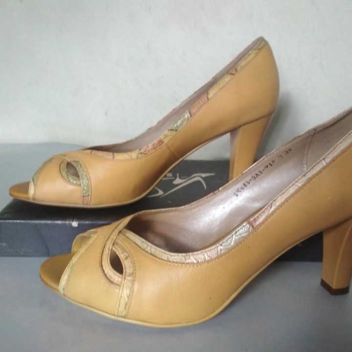 Туфли кожаные