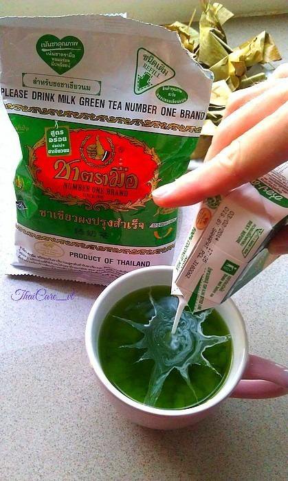 Тайский молочный зеленый чай 