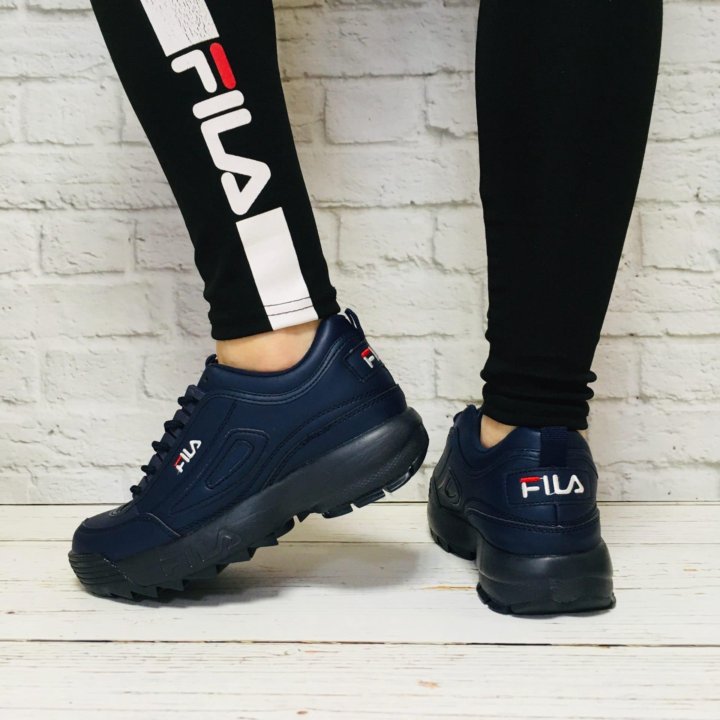 Кроссовки Fila Disruptor dark blue Р36-41