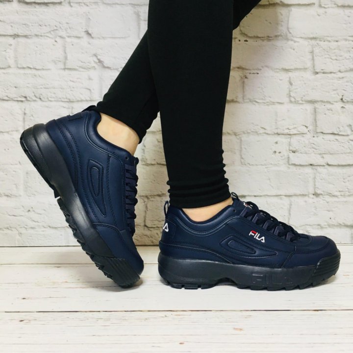 Кроссовки Fila Disruptor dark blue Р36-41