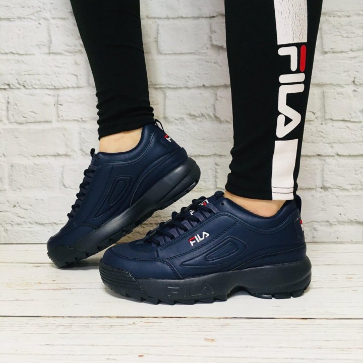 Кроссовки Fila Disruptor dark blue Р36-41