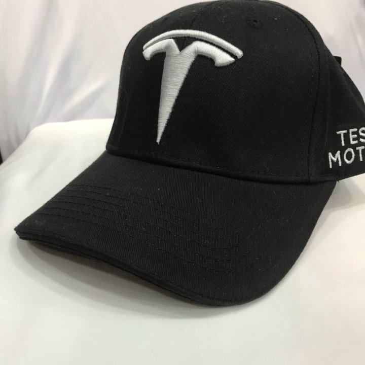 Авто электро кепка бейсболка Tesla новая.Черная