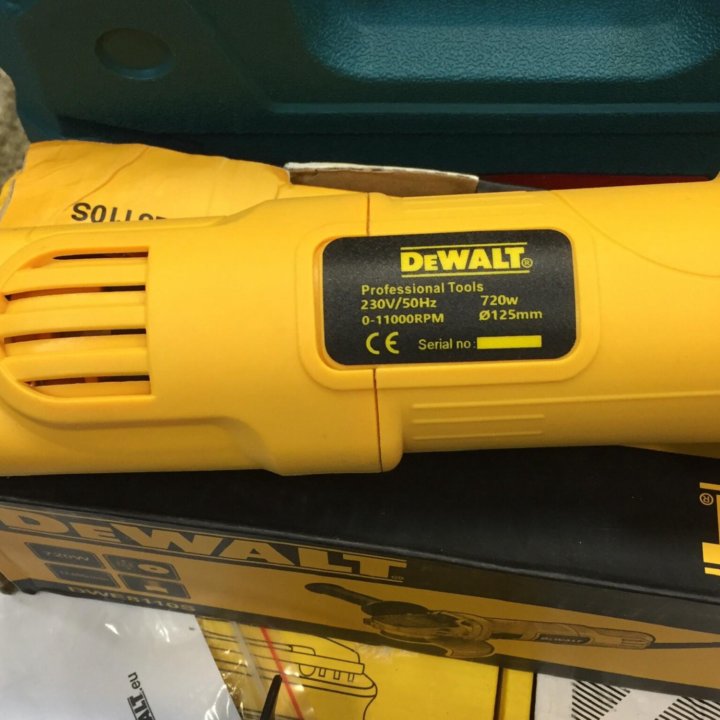 Болгарка ушм DeWALT