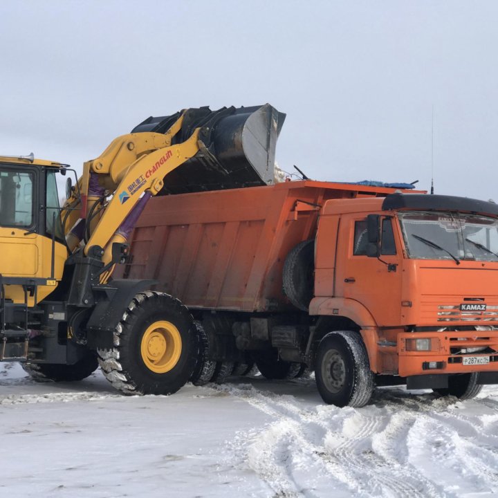 Доставка песка и щебня камаз