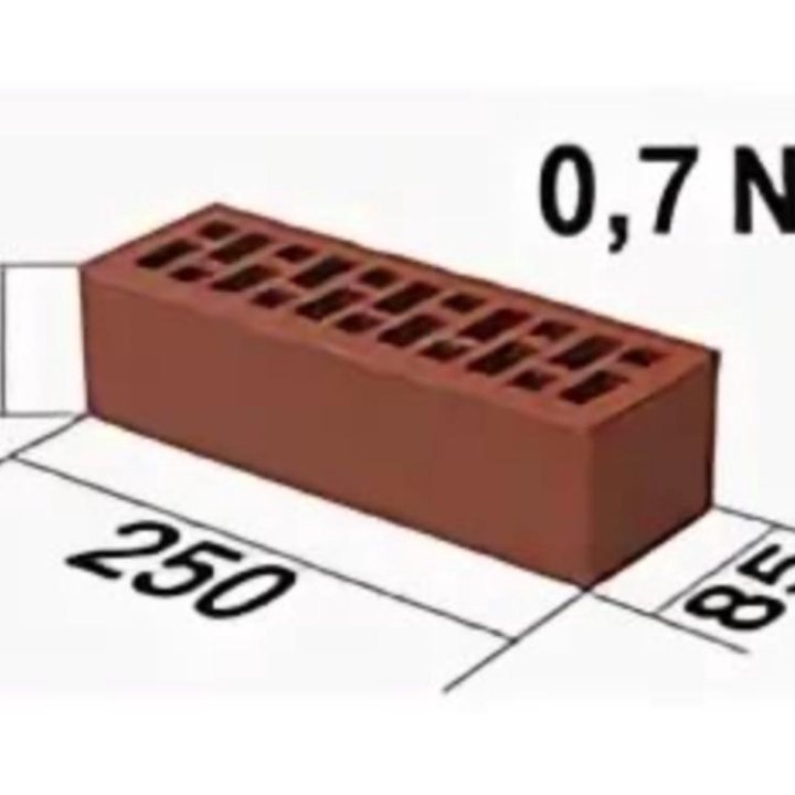 Кирпич облицовочный евро формат Браер