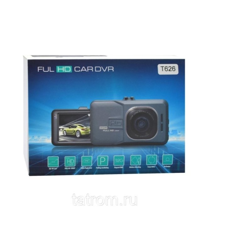 Автомобильный видеорегистратор Full HD CAR DVR. T6