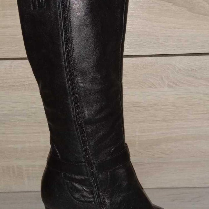 Сапоги кожа