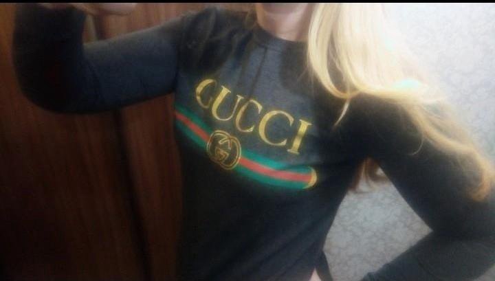 Свитшот стиль Gucci.Вышлю