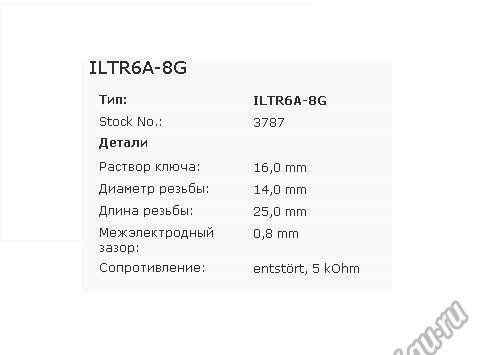 Иридиевые свечи NGK Laser Iridium ILTR6A-8G для Mazda Atenza, Axela, CX-7, MPV кузов GG3P, BK3P, ER3P, LY3P (двиг. L3-VDT) + бесплатная доставка