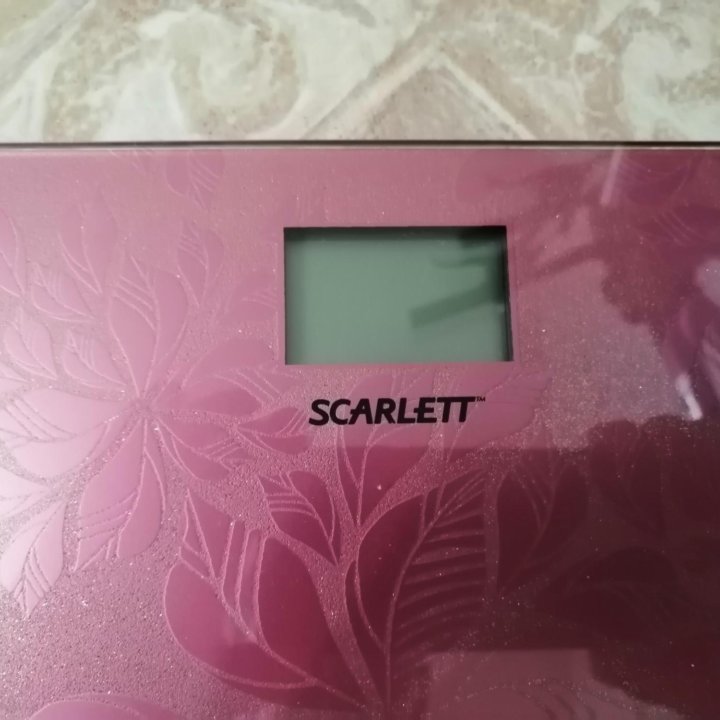 Весы напольные SCARLET