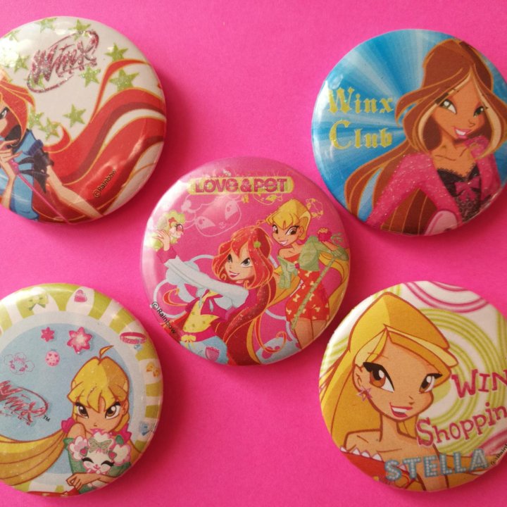 Winx club значки.