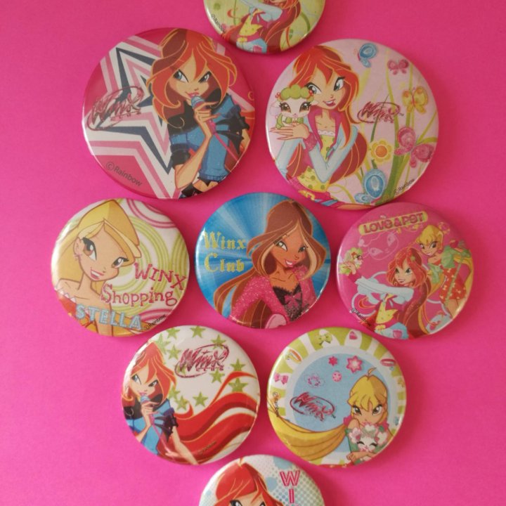 Winx club значки.