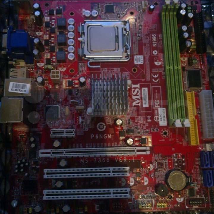 Материнская плата+Процессор (LGA775)