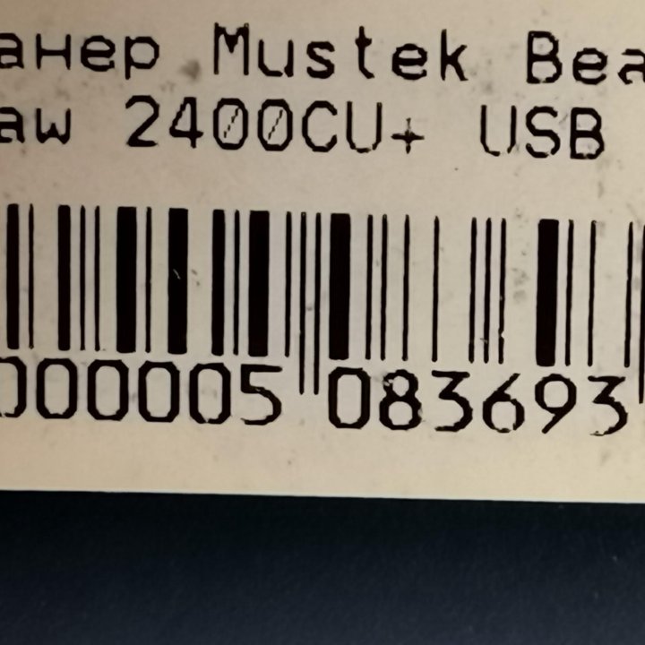 Сканер Mustek 2400CU Plus