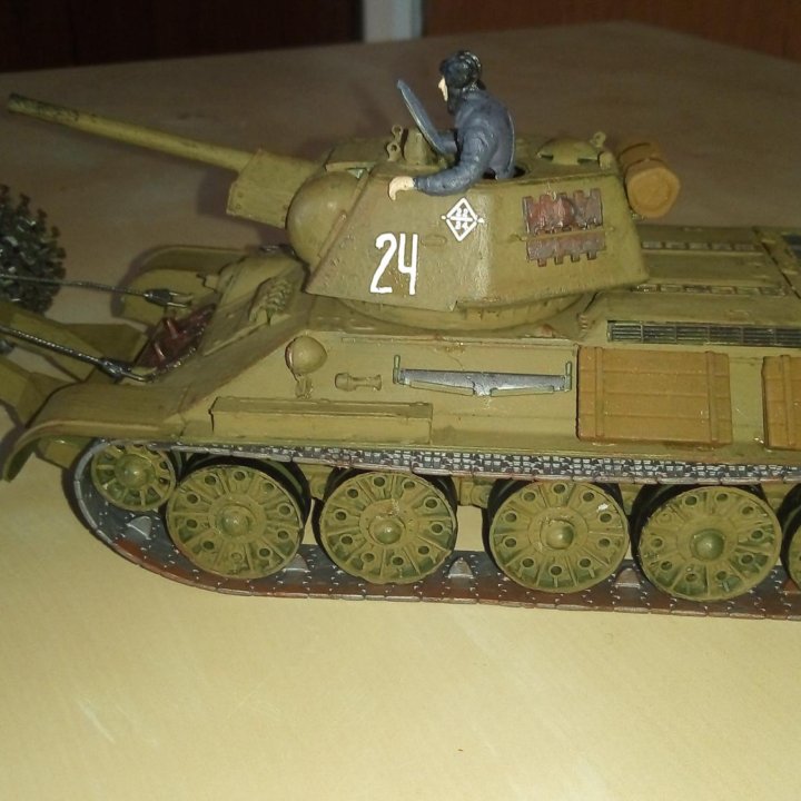 Т-34-76 с тралом