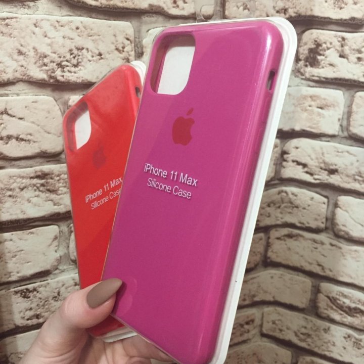 Новые силиконовые чехлы для iPhone 11 Pro Max