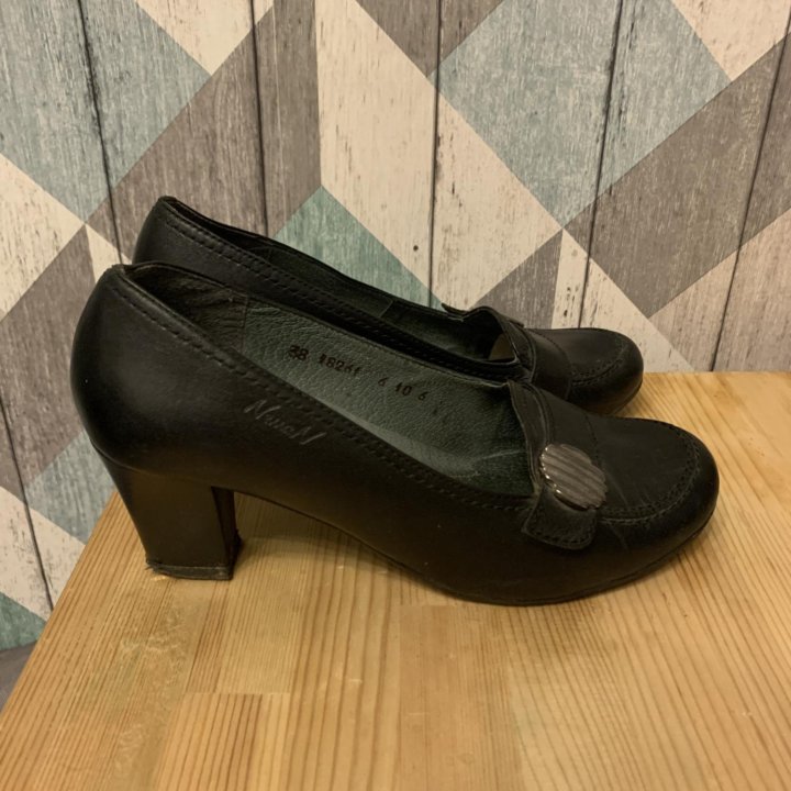 Туфли кожаные