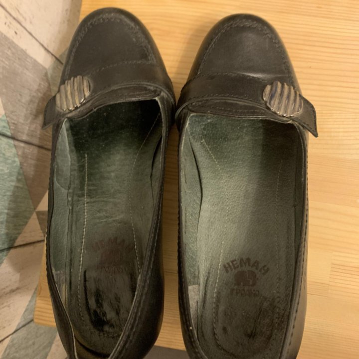 Туфли кожаные