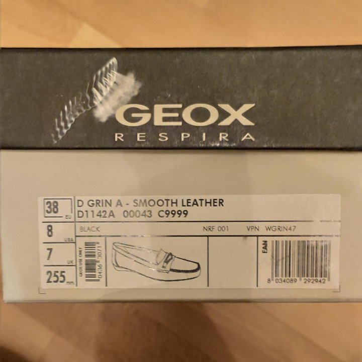 Новые женские туфли Geox (Италия) 37 разм