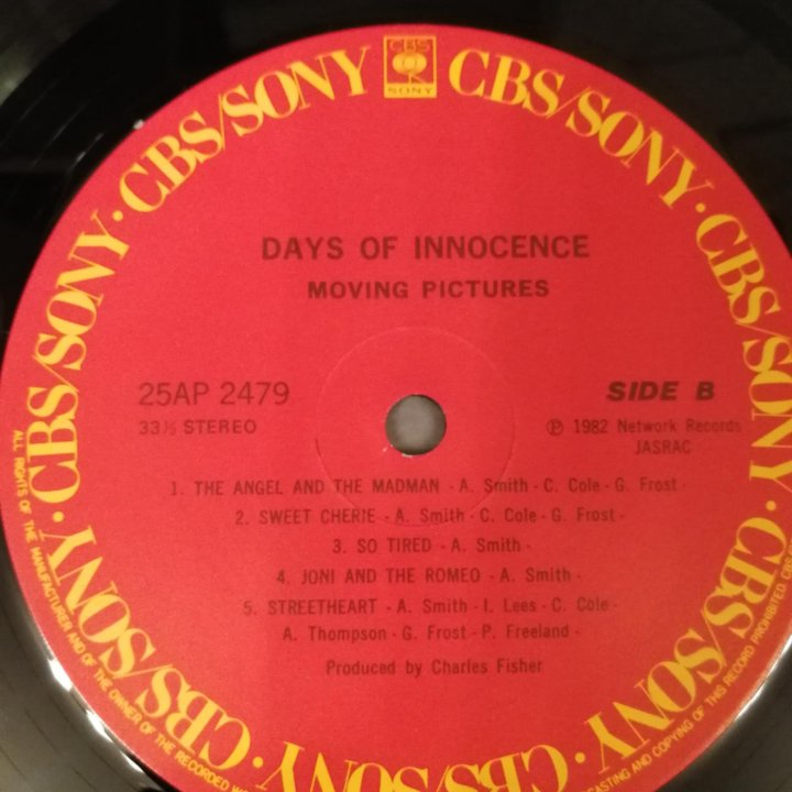 Moving Pictures - Days of Innocence LP