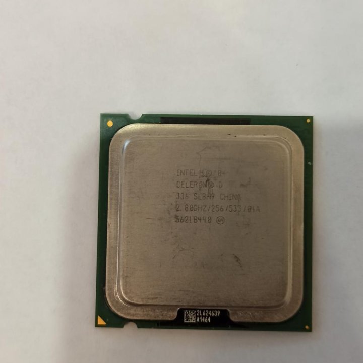 Процессор inte celeron D 336 2.8GHz сокет 478, 775