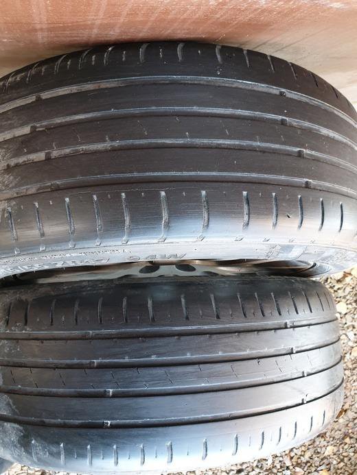 Шины бу лето Kumho 215-55R17 4-2-1шт подбор