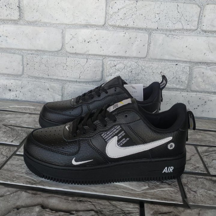 Кроссовки Nike air force чёрные р9