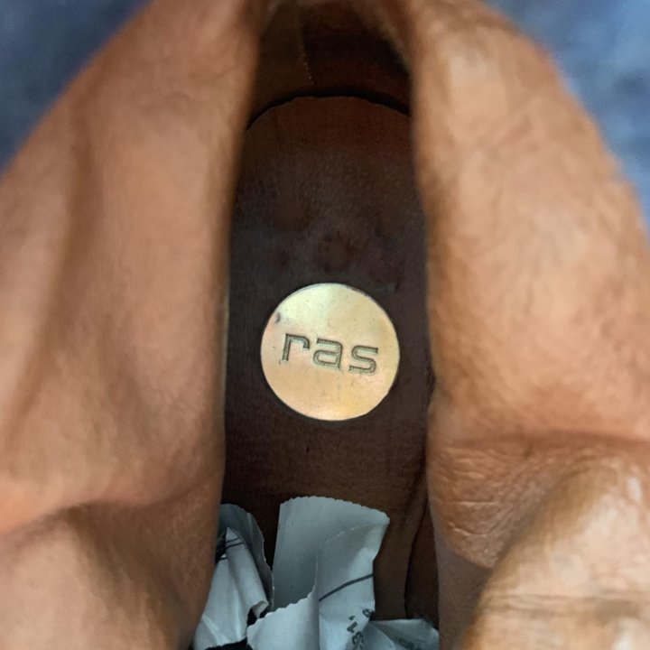 Ботинки rad синие замша