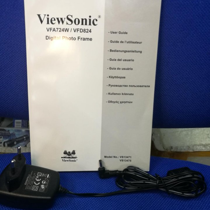 Фирменная цифровая фоторамка ViewSonic