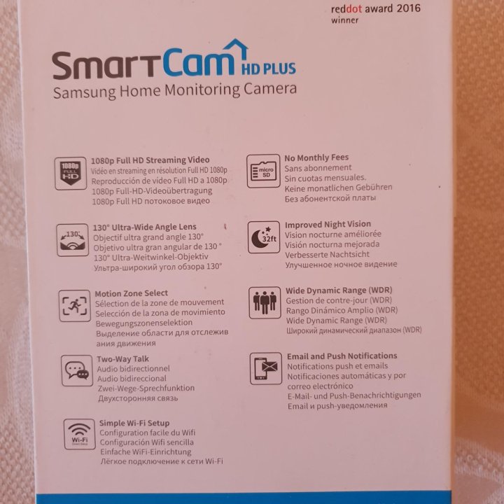 видеоняня Samsung SmartCam HD plus. Видеоняня