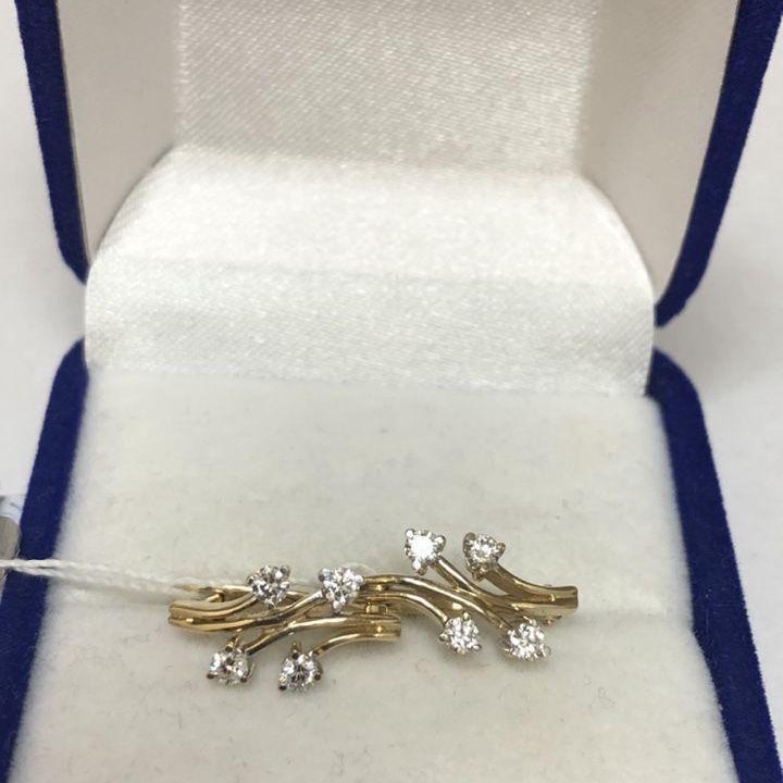 Золотые серьги