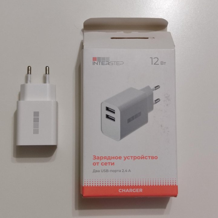 Зарядное устройство interstep на два usb