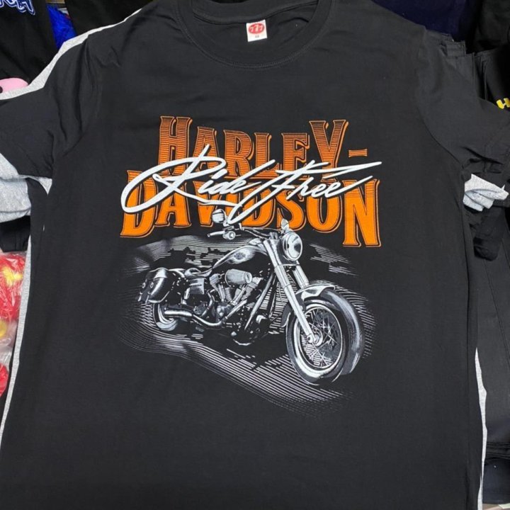 Футболка Harley-Davidson новая.Черная хлопок