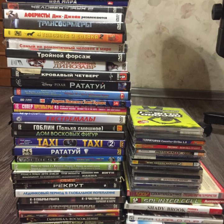 DVD фильмы+игры
