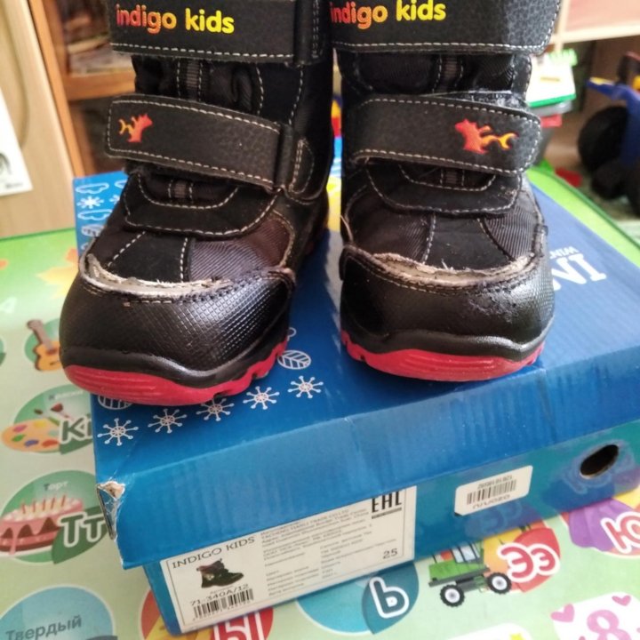 Зимние ботинки Indigo kids 25 р.