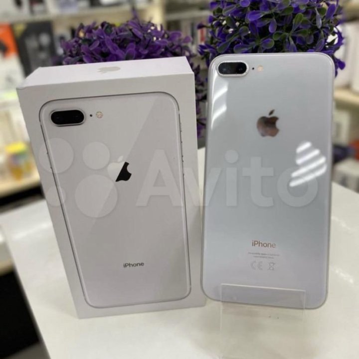 iPhone 8 Plus 128gb Silver RFB Магазин,Рассрочка