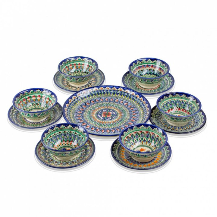 Набор узбекской посуды на 6 персон