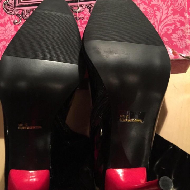 Ботфорты лак