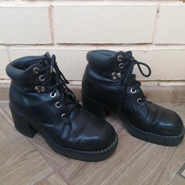 Ботинки /ботильоны кожа